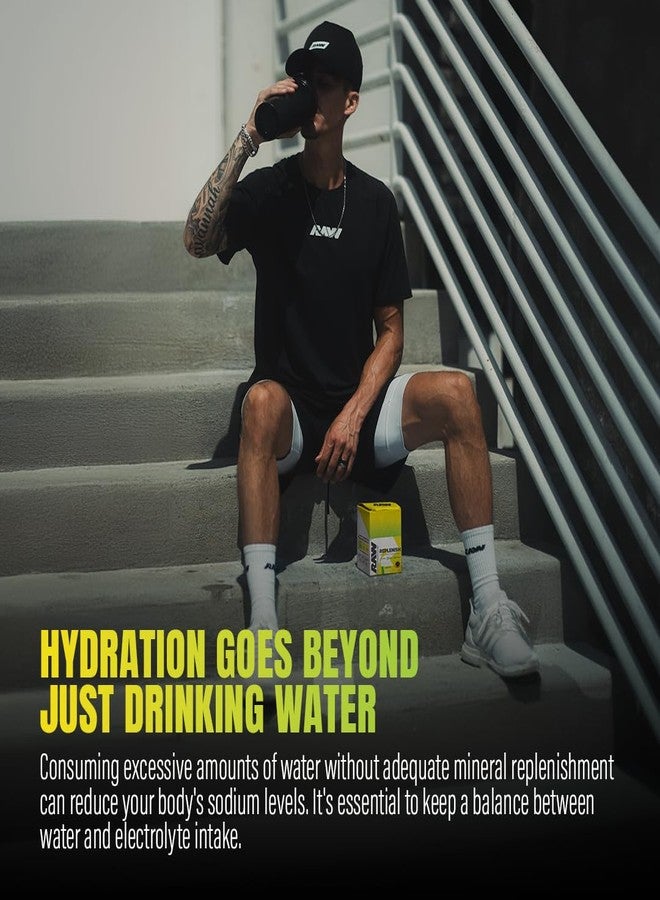 RAW Replenish Packets, Premium Electrolytes Powder Recovery Formula, Lemon Lime (20 Stick Packs) - Flavored Electrolyte Drink Mix for Hydration, Replenishment, Endurance & Performance Workouts - Image 5